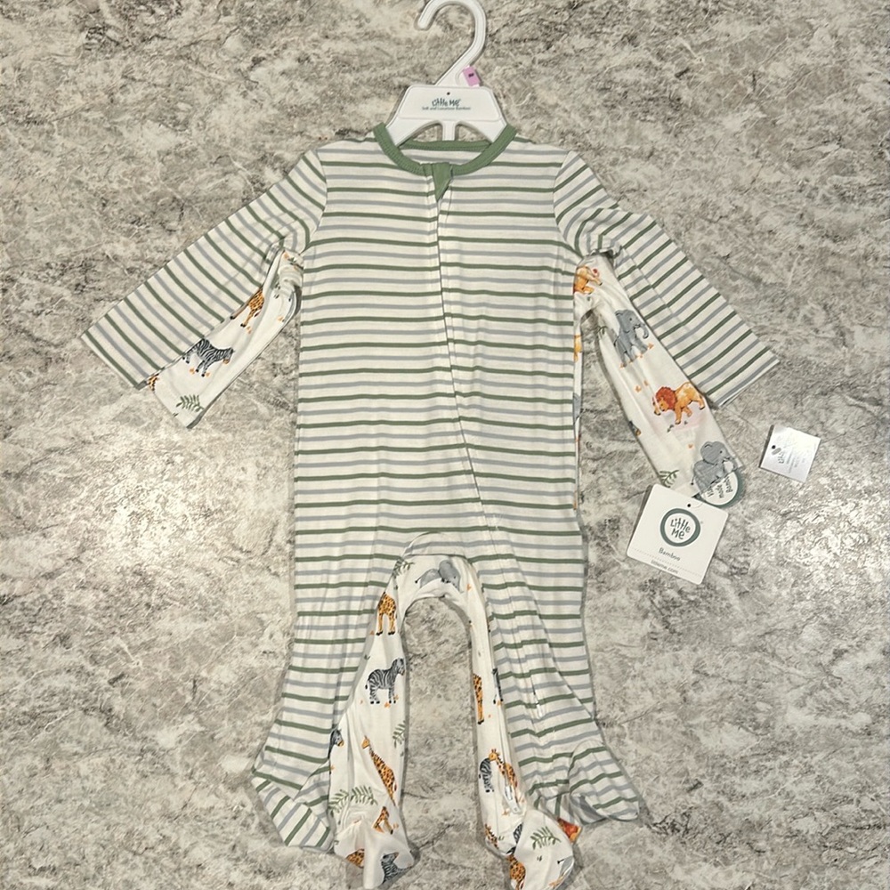 Little me 9m 2 pack bamboo sleepers. NWT